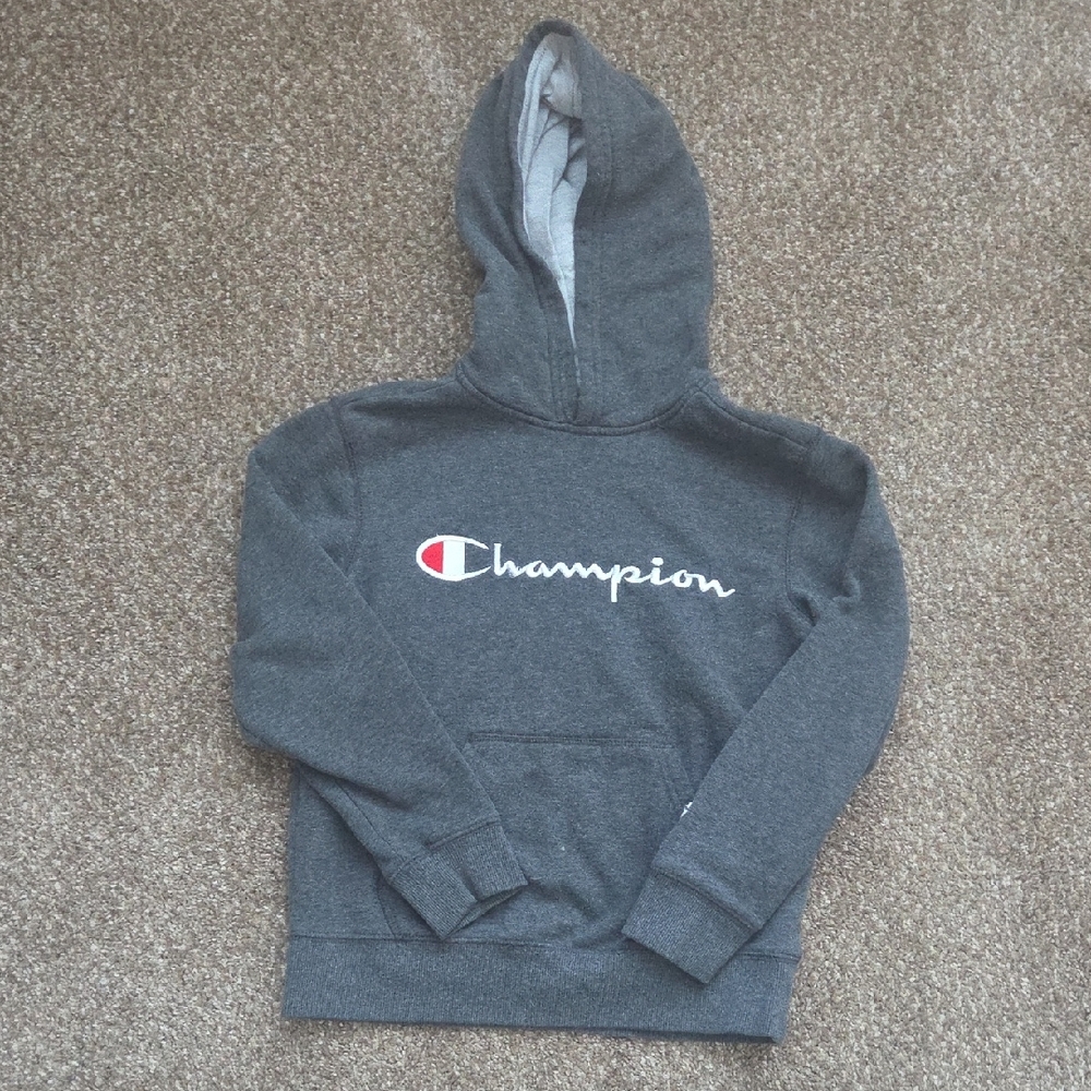 Champion Gray Kids Hoodie